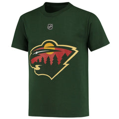 Kirill Kaprizov Minnesota Wild Youth Player Name & Number T-Shirt - Green - NHL