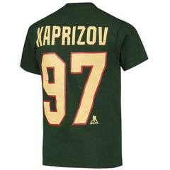 Kirill Kaprizov Minnesota Wild Youth Player Name & Number T-Shirt - Green - NHL