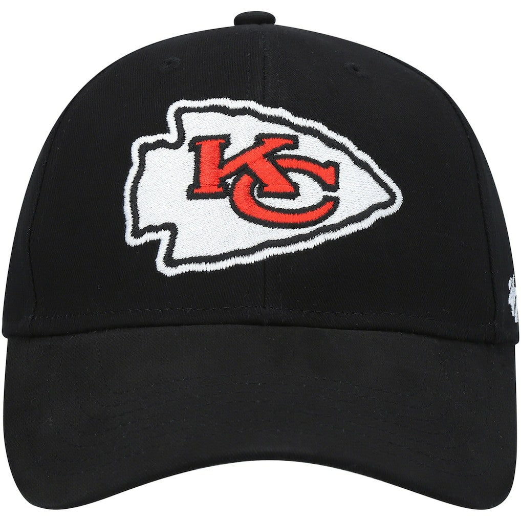Kansas City Chiefs '47 Youth Secondary MVP Adjustable Hat Black | 47 brand