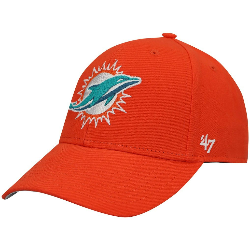 Miami Dolphins '47 Youth Secondary MVP Adjustable Hat Orange | 47 brand