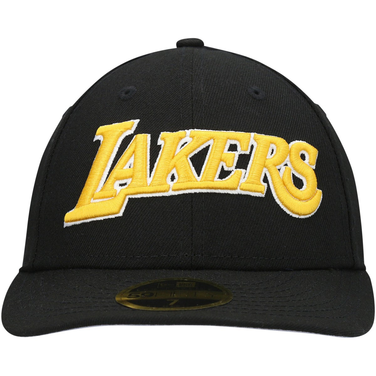 Los Angeles Lakers Team Low Profile 59FIFTY Fitted Hat Black - NBA