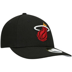 Miami Heat Team Low Profile 59FIFTY Fitted Hat Black - NBA