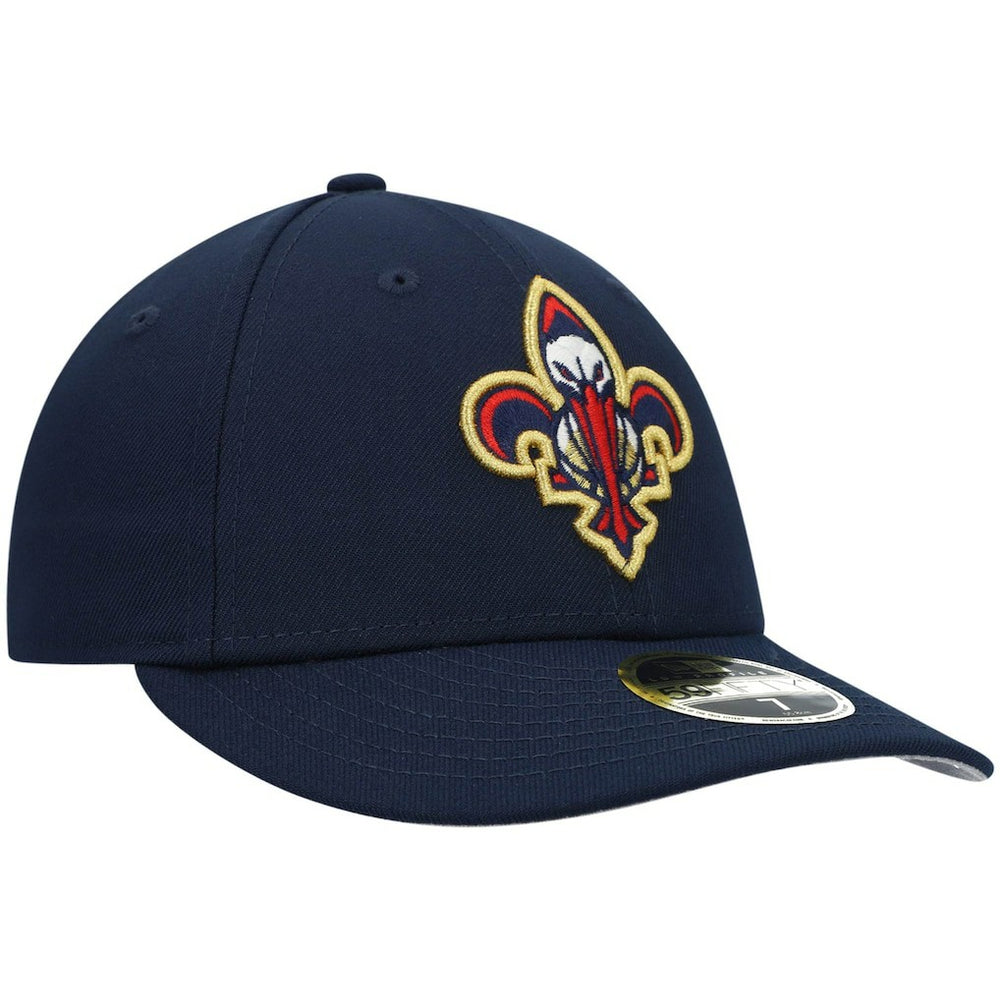 New Orleans Pelicans Team Logo Low Profile 59FIFTY Fitted Hat Navy - NBA