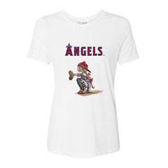 Los Angeles Angels Tiny Turnip Women's Kate the Catcher T-Shirt - MLB