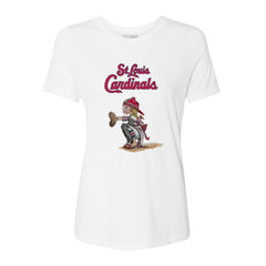 St. Louis Cardinals Tiny Turnip Women's Kate the Catcher T-Shirt - MLB