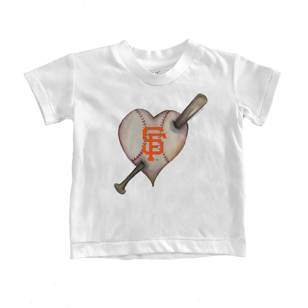 San Francisco Giants Tiny Turnip Youth Heart Bat T-Shirt - MLB