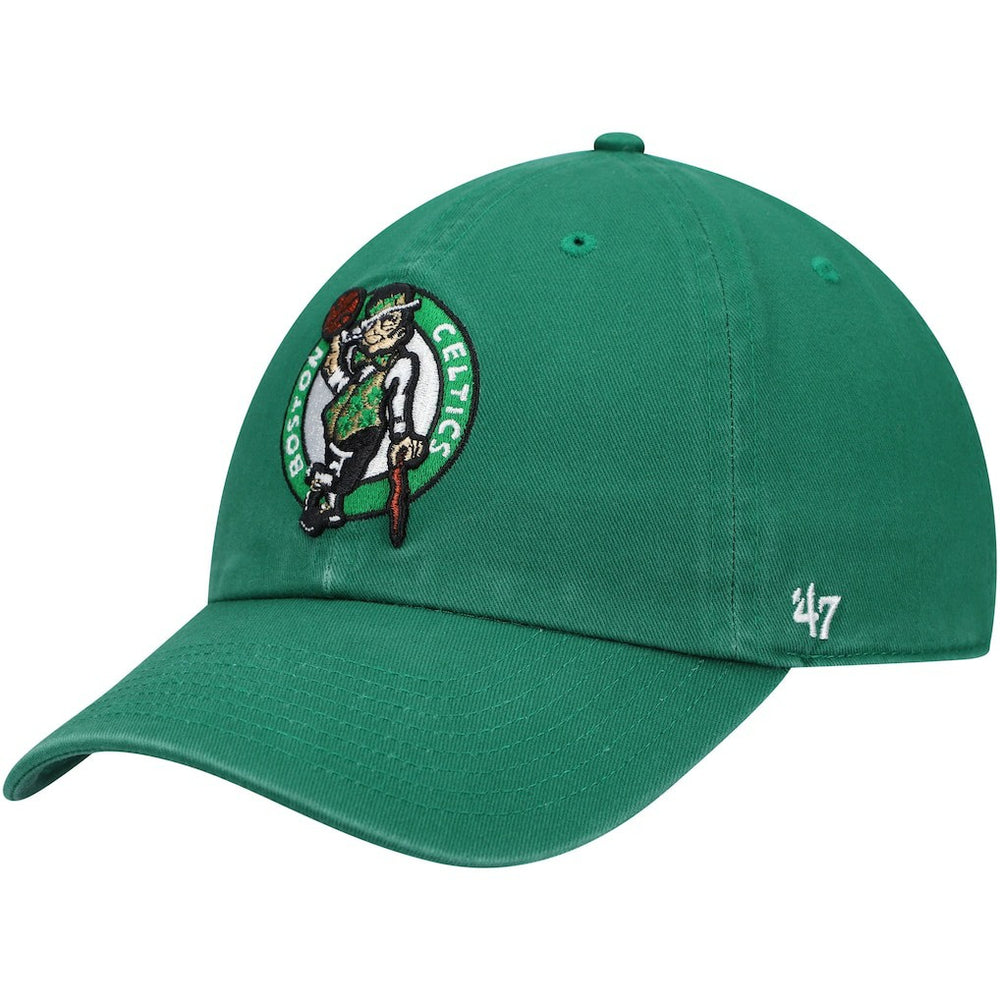 Boston Celtics '47 Core Logo Clean Up Adjustable Hat Kelly Green - NBA
