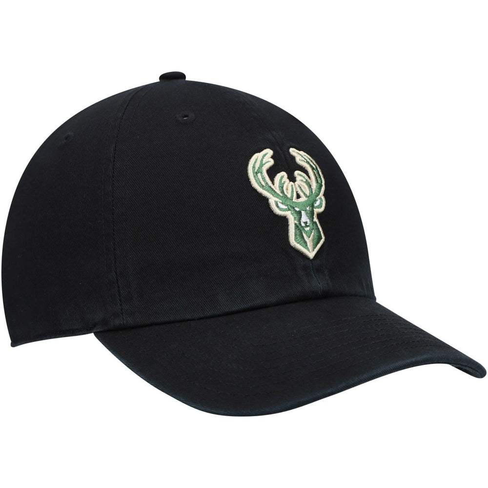 Milwaukee Bucks '47 Core Logo Clean Up Adjustable Hat Black - NBA