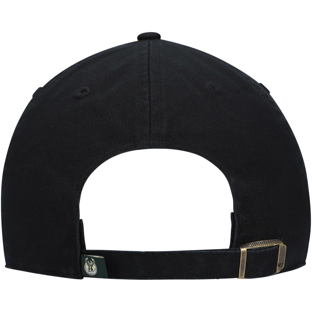Milwaukee Bucks '47 Core Logo Clean Up Adjustable Hat Black - NBA