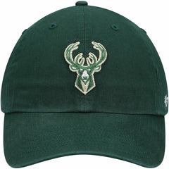 Milwaukee Bucks '47 Core Logo Clean Up Adjustable Hat Hunter Green - NBA