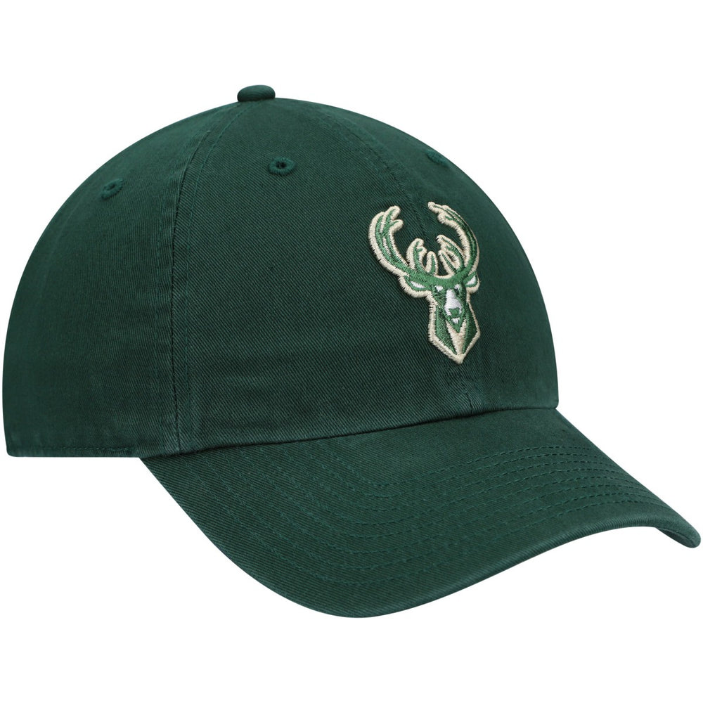 Milwaukee Bucks '47 Core Logo Clean Up Adjustable Hat Hunter Green - NBA