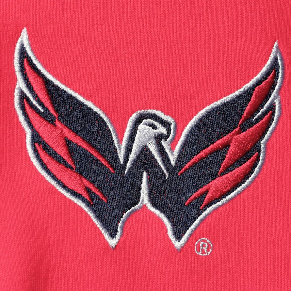 Washington Capitals Starter Playoffs Color Block Full-Zip Hoodie - Red/Navy - NHL