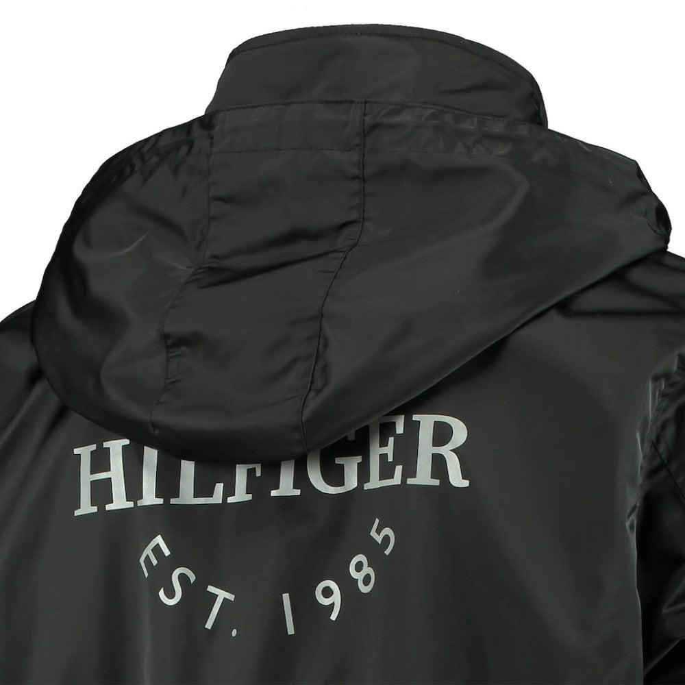 Philadelphia Flyers Tommy Hilfiger Anorak Quarter-Zip Hoodie Jacket - Black/Gray - NHL