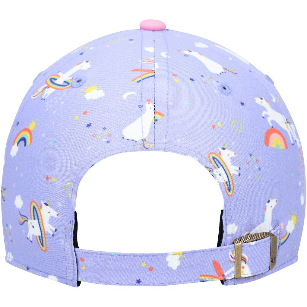 Buffalo Bills '47 Girls Preschool Unicorn Clean Up Adjustable Hat Purple | 47 brand