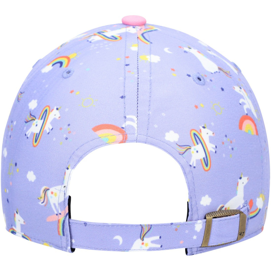 Green Bay Packers '47 Girls Preschool Unicorn Clean Up Adjustable Hat Purple | 47 brand