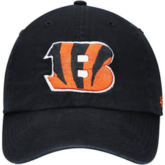 Cincinnati Bengals '47 Youth Logo Clean Up Adjustable Hat Black | 47 brand