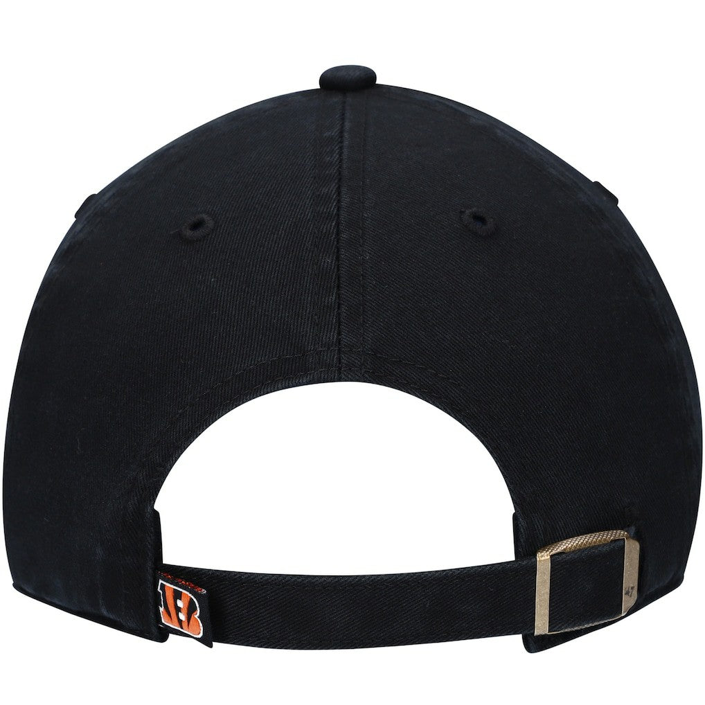 Cincinnati Bengals '47 Youth Logo Clean Up Adjustable Hat Black | 47 brand