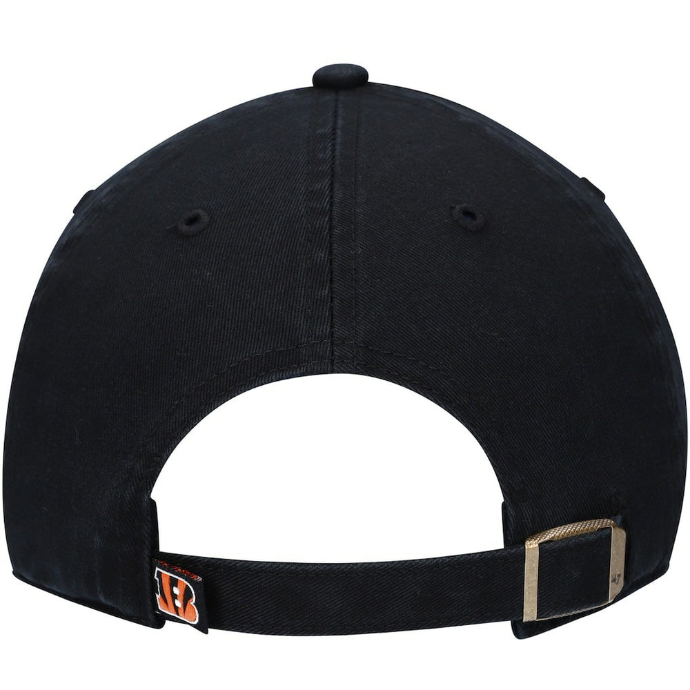 Cincinnati Bengals '47 Youth Logo Clean Up Adjustable Hat Black | 47 brand