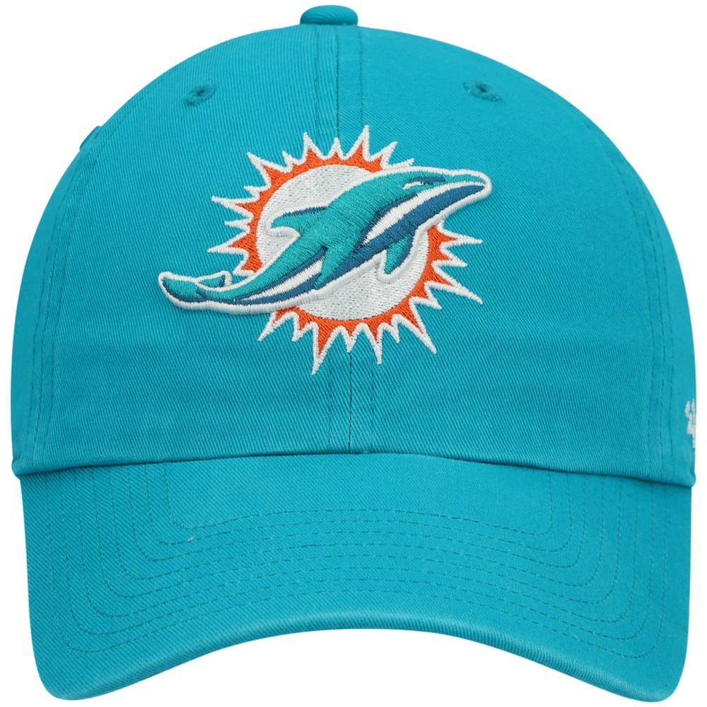 Miami Dolphins '47 Youth Logo Clean Up Adjustable Hat Aqua | 47 brand