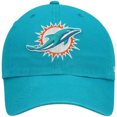 Miami Dolphins '47 Youth Logo Clean Up Adjustable Hat Aqua | 47 brand