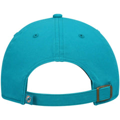 Miami Dolphins '47 Youth Logo Clean Up Adjustable Hat Aqua | 47 brand