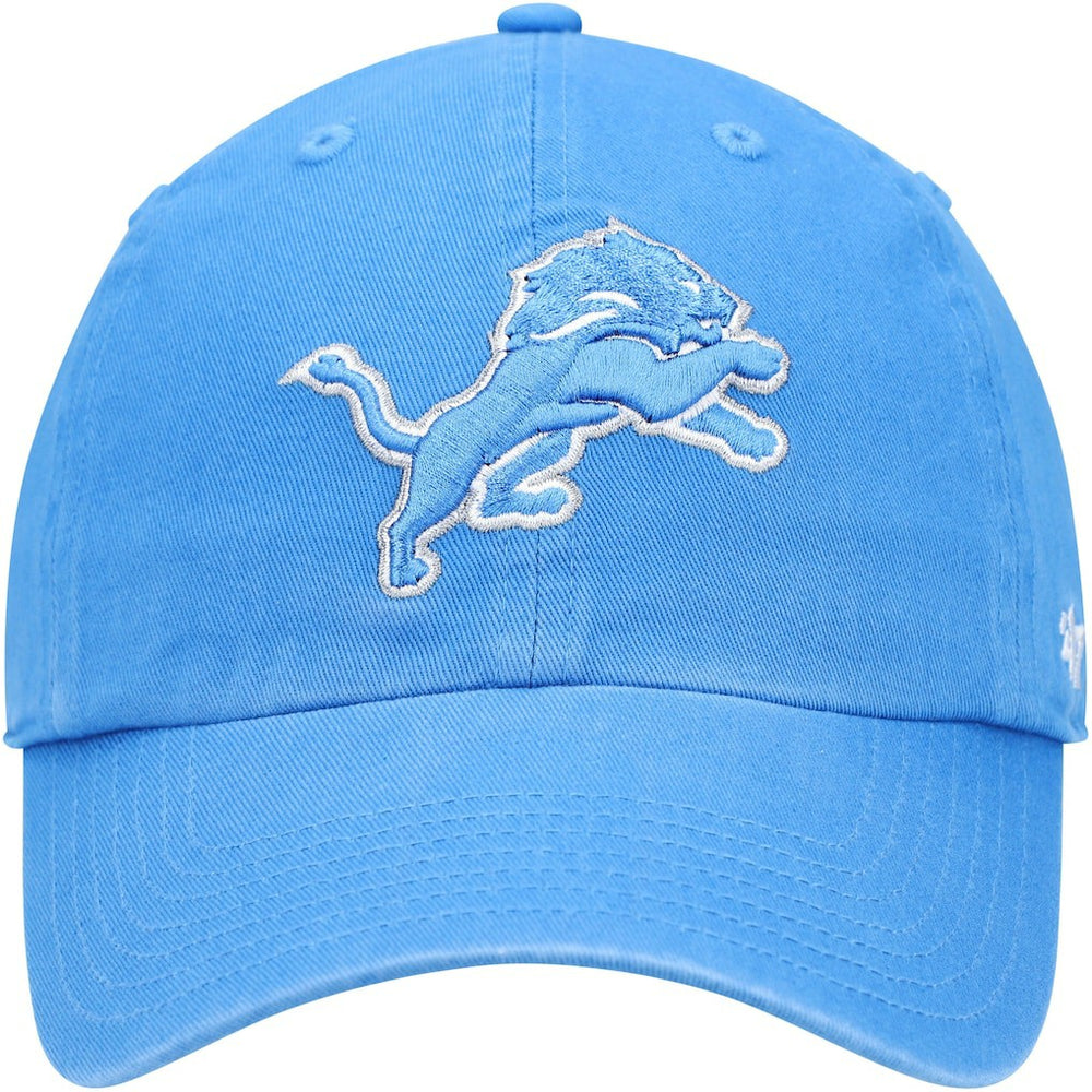 Detroit Lions '47 Youth Logo Clean Up Adjustable Hat Blue | 47 brand