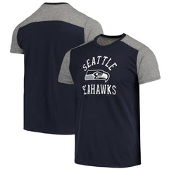 Seattle Seahawks Majestic Threads Field Goal Slub T-Shirt College Navy/Gray | NFL