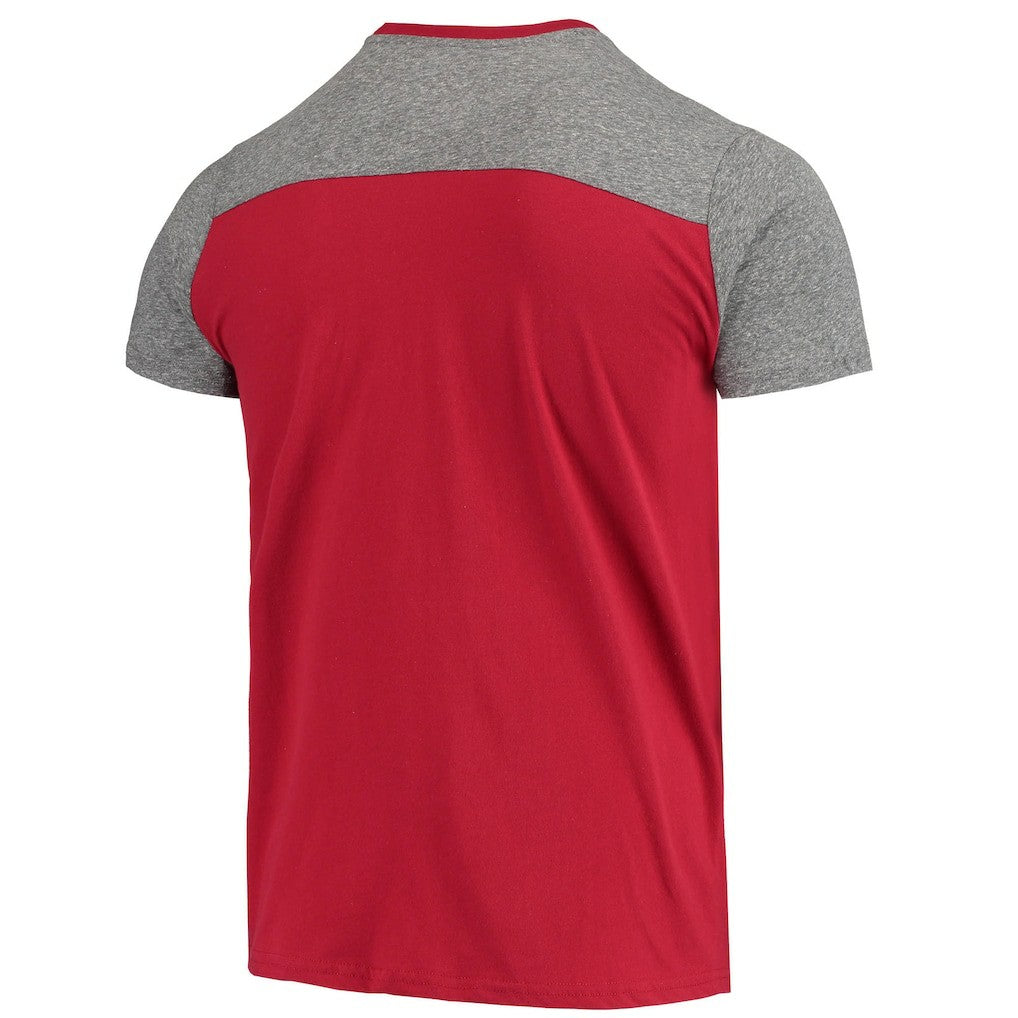 Arizona Cardinals Majestic Threads Field Goal Slub T-Shirt Cardinal/Gray | NFL