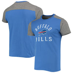 Buffalo Bills Majestic Threads Field Goal Slub T-Shirt Royal/Gray | NFL