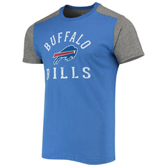 Buffalo Bills Majestic Threads Field Goal Slub T-Shirt Royal/Gray | NFL