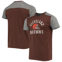 Cleveland Browns Majestic Threads Field Goal Slub T-Shirt Brown/Gray | NFL