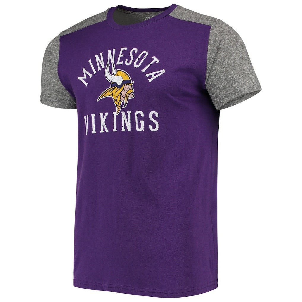 Minnesota Vikings Majestic Threads Field Goal Slub T-Shirt Purple/Gray | NFL