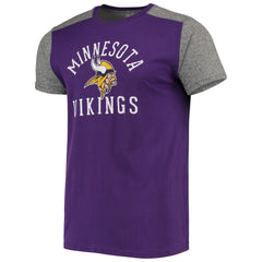 Minnesota Vikings Majestic Threads Field Goal Slub T-Shirt Purple/Gray | NFL