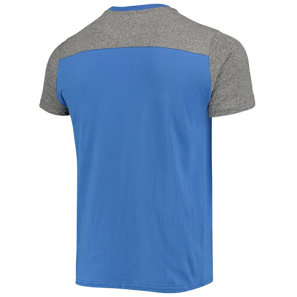 New York Giants Majestic Threads Field Goal Slub T-Shirt Royal/Gray | NFL