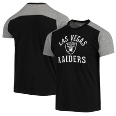 Las Vegas Raiders Majestic Threads Field Goal Slub T-Shirt Black/Gray | NFL
