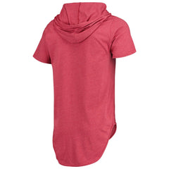 Arizona Cardinals Majestic Threads Primary Logo Tri-Blend Hoodie T-Shirt Cardinal | NFL