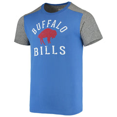 Buffalo Bills Majestic Threads Gridiron Classics Field Goal Slub T-Shirt Royal/Heathered Gray | NFL