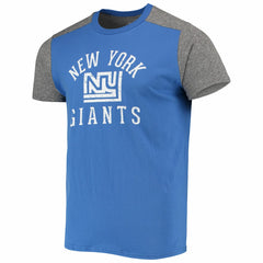 New York Giants Majestic Threads Gridiron Classics Field Goal Slub T-Shirt Royal/Heathered Gray | NFL