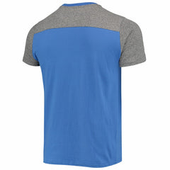 New York Giants Majestic Threads Gridiron Classics Field Goal Slub T-Shirt Royal/Heathered Gray | NFL
