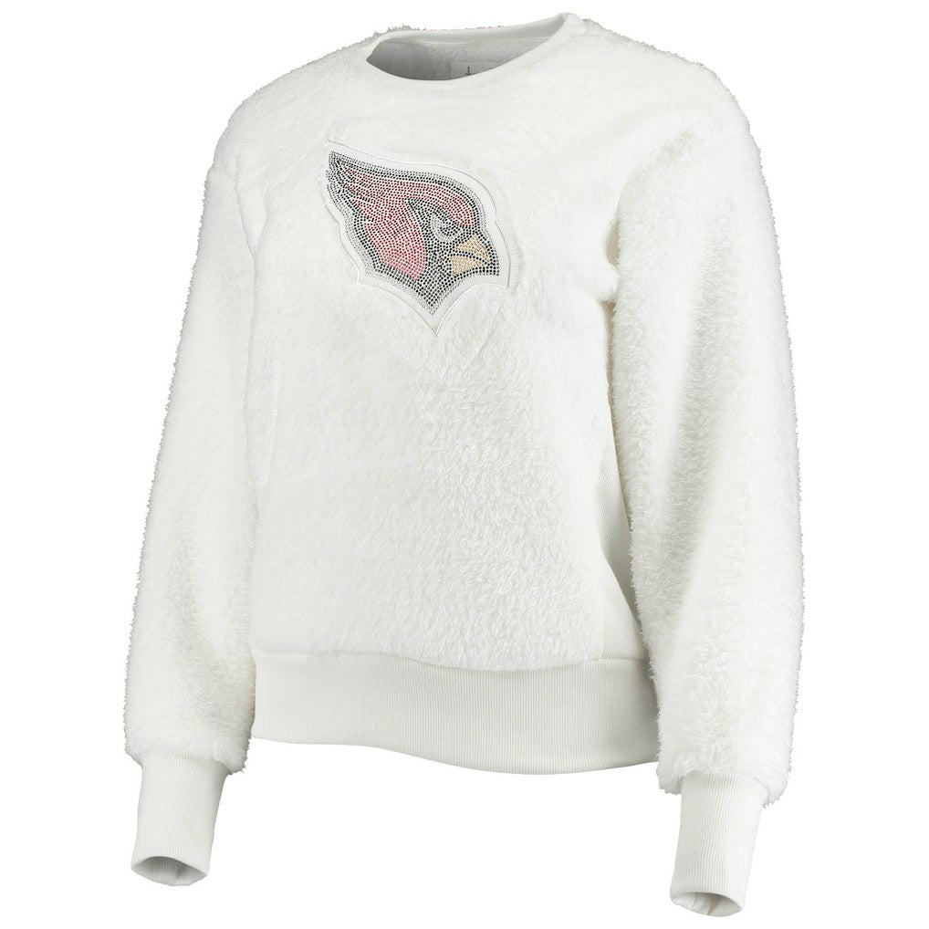 Arizona Cardinals Touch Women's Milestone Tracker Pullover Sweatshirt White | NFL