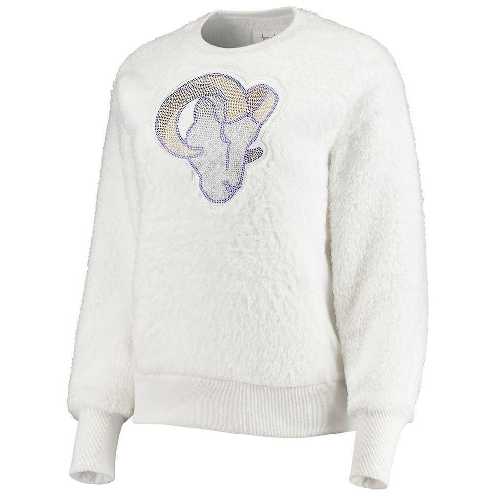 Los Angeles Rams Touch Women's Milestone Tracker Pullover Sweatshirt White | NFL