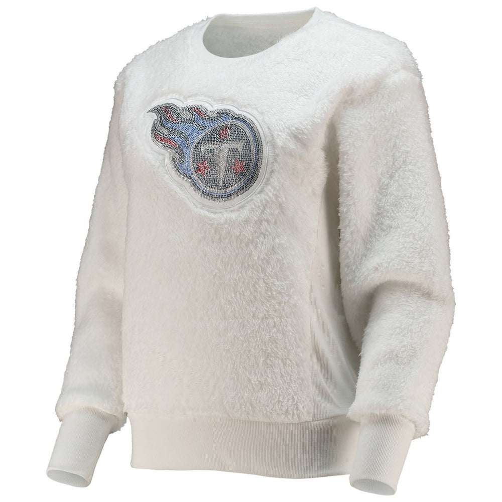 Tennessee Titans Touch Women's Milestone Tracker Pullover Sweatshirt White | NFL