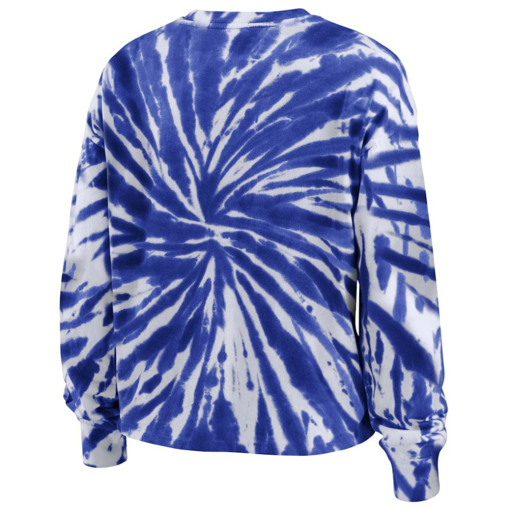 Montreal Canadiens WEAR by Erin Andrews Women's Tie-Dye Long Sleeve T-Shirt - Navy - NHL