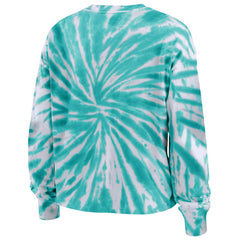 Seattle Kraken WEAR by Erin Andrews Women's Tie-Dye Long Sleeve T-Shirt - Light Blue - NHL
