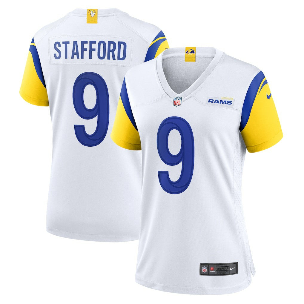 Matthew Stafford Los Angeles Rams Women's Alternate Game Jersey White | Nike for Sale