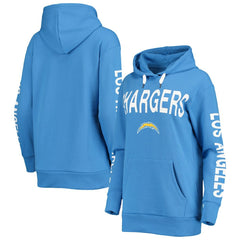 Los Angeles Chargers G-III 4Her by Carl Banks Women's Extra Point Pullover Hoodie Powder Blue | NFL