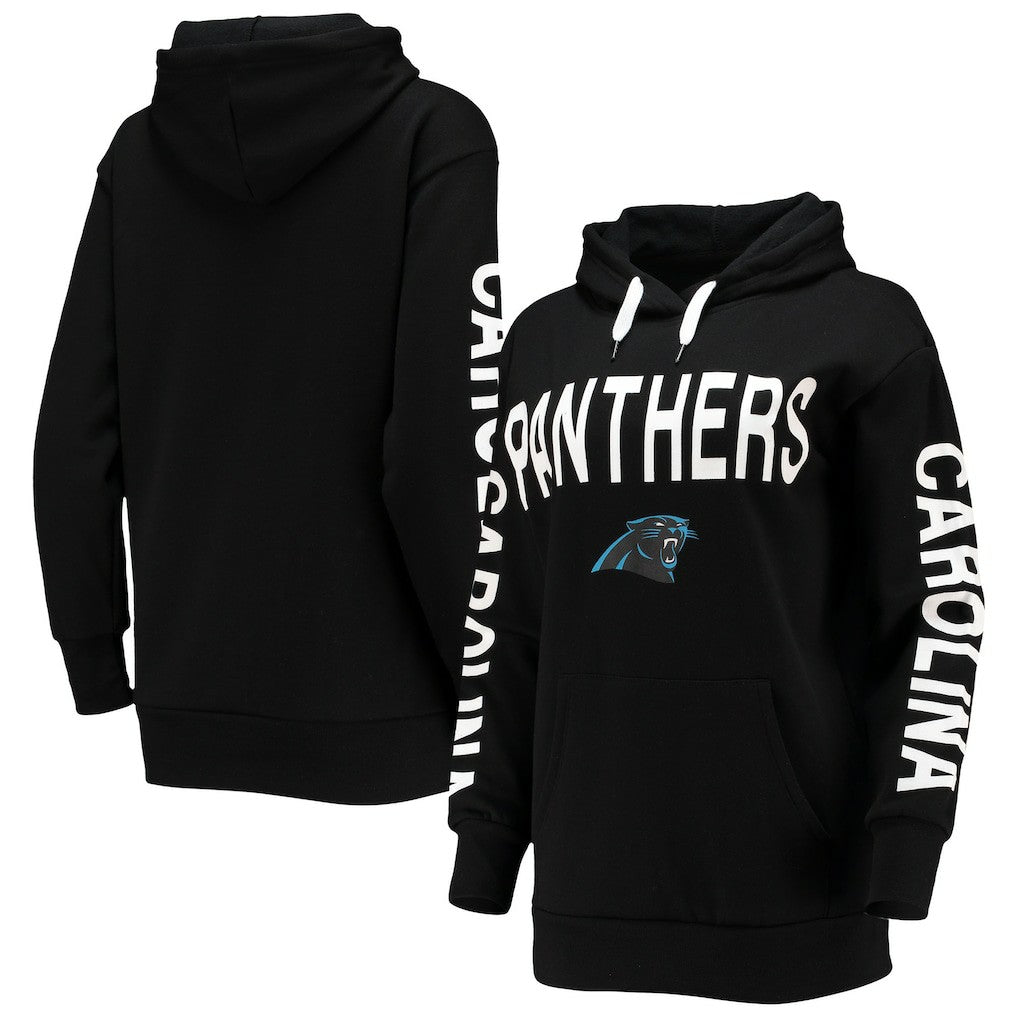 Carolina Panthers G-III 4Her by Carl Banks Women's Extra Point Pullover Hoodie Black | NFL