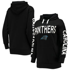 Carolina Panthers G-III 4Her by Carl Banks Women's Extra Point Pullover Hoodie Black | NFL
