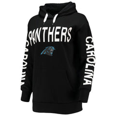 Carolina Panthers G-III 4Her by Carl Banks Women's Extra Point Pullover Hoodie Black | NFL