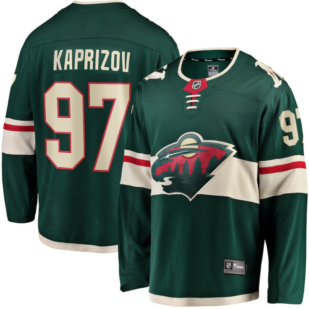 Kirill Kaprizov Minnesota Wild Fanatics Home Breakaway Replica Jersey - Green - NHL